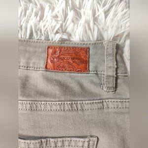 Zara Sage Color Jeans Low-rise